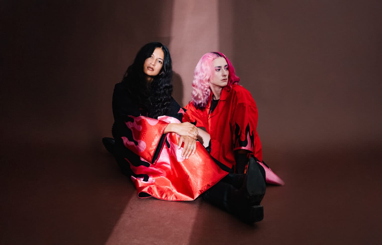 The two members of Ikan Hyu photographed together in a press shot.