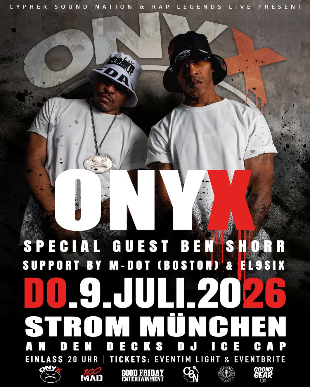 ONYX event artwork from Strom.