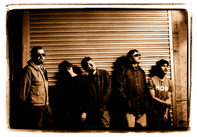 Promotional artwork for the Gurriers concert at Strom.