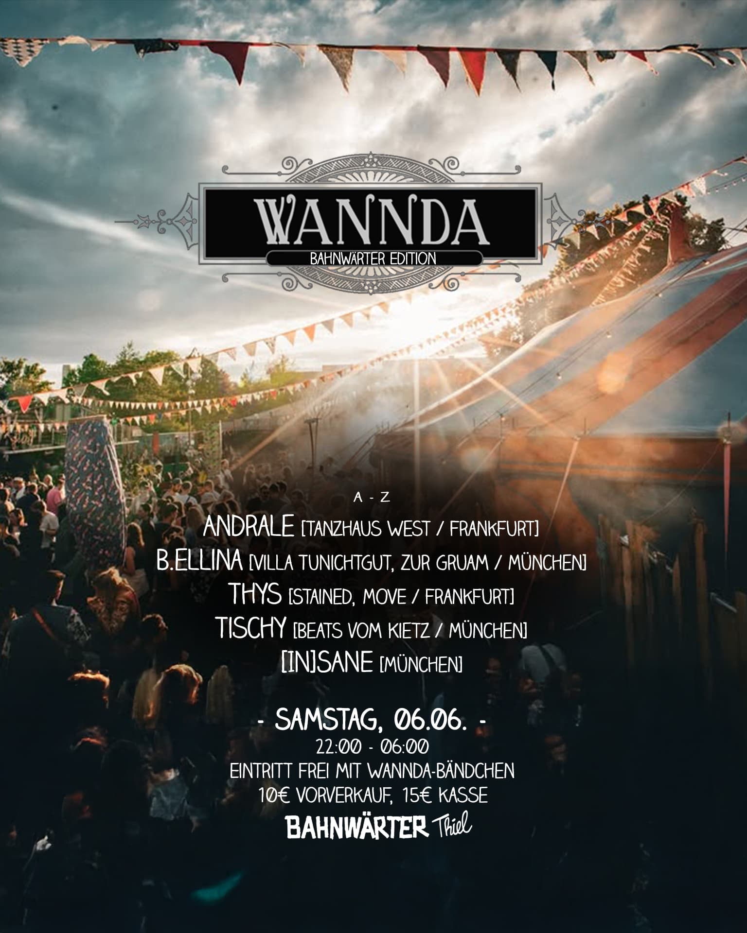 Wannda Circus Bahnwärter Edition event poster
