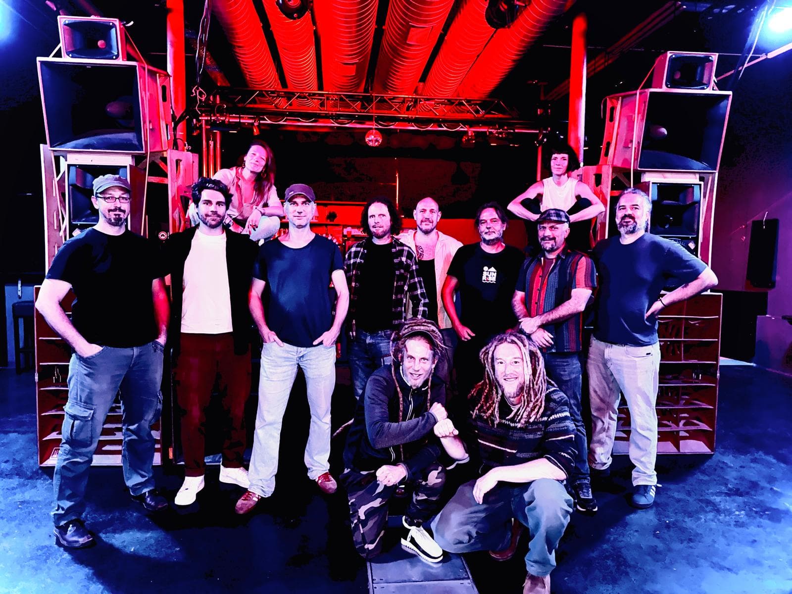Press photo of the reggae band Headcornerstone.