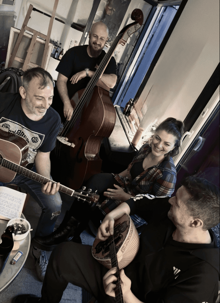 The musicians of Container Open Project Band.