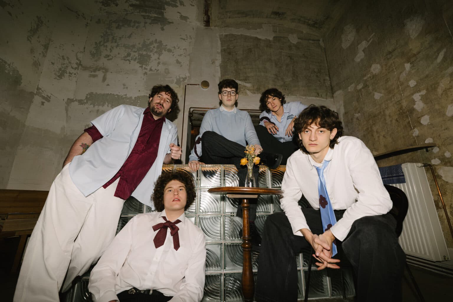 The band Cordoba78 photographed together for their 2026 tour.