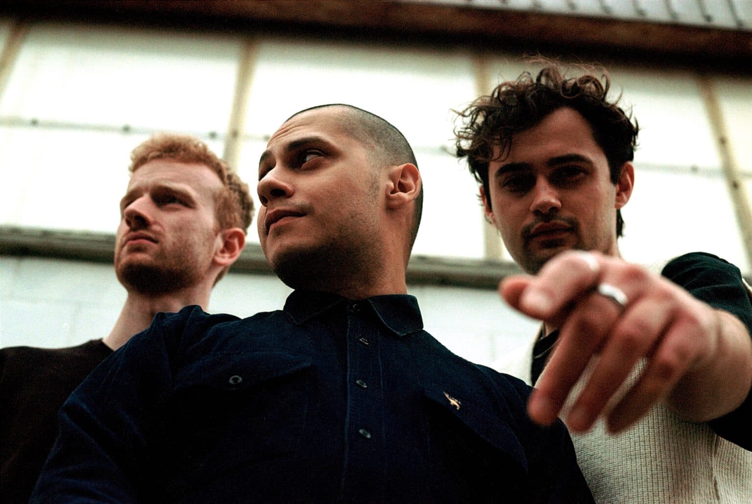 The band EBBB photographed together, promotional press shot.