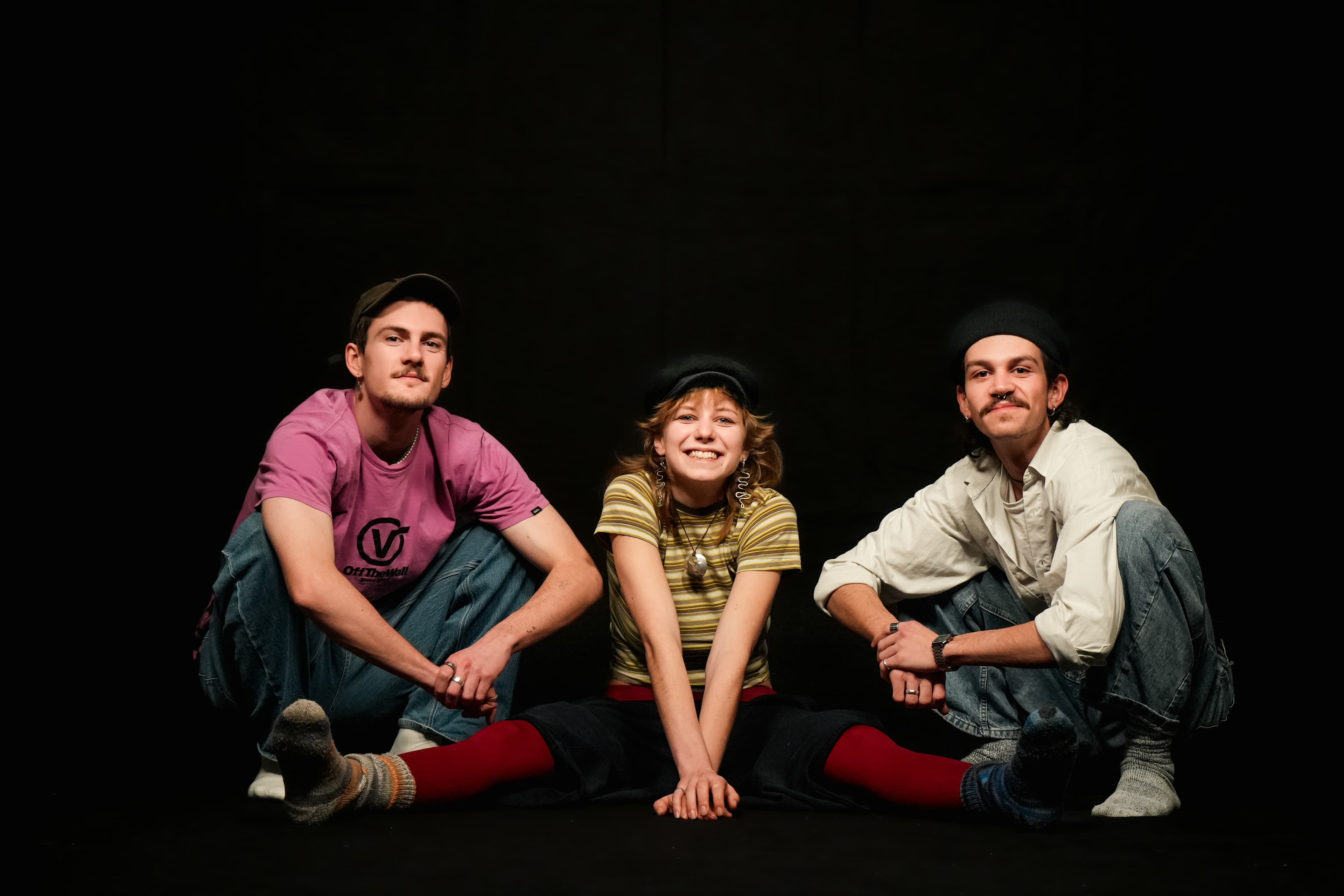 The band Fruchtiger Beigeschmack, promotional photo for their Milla Club concert.