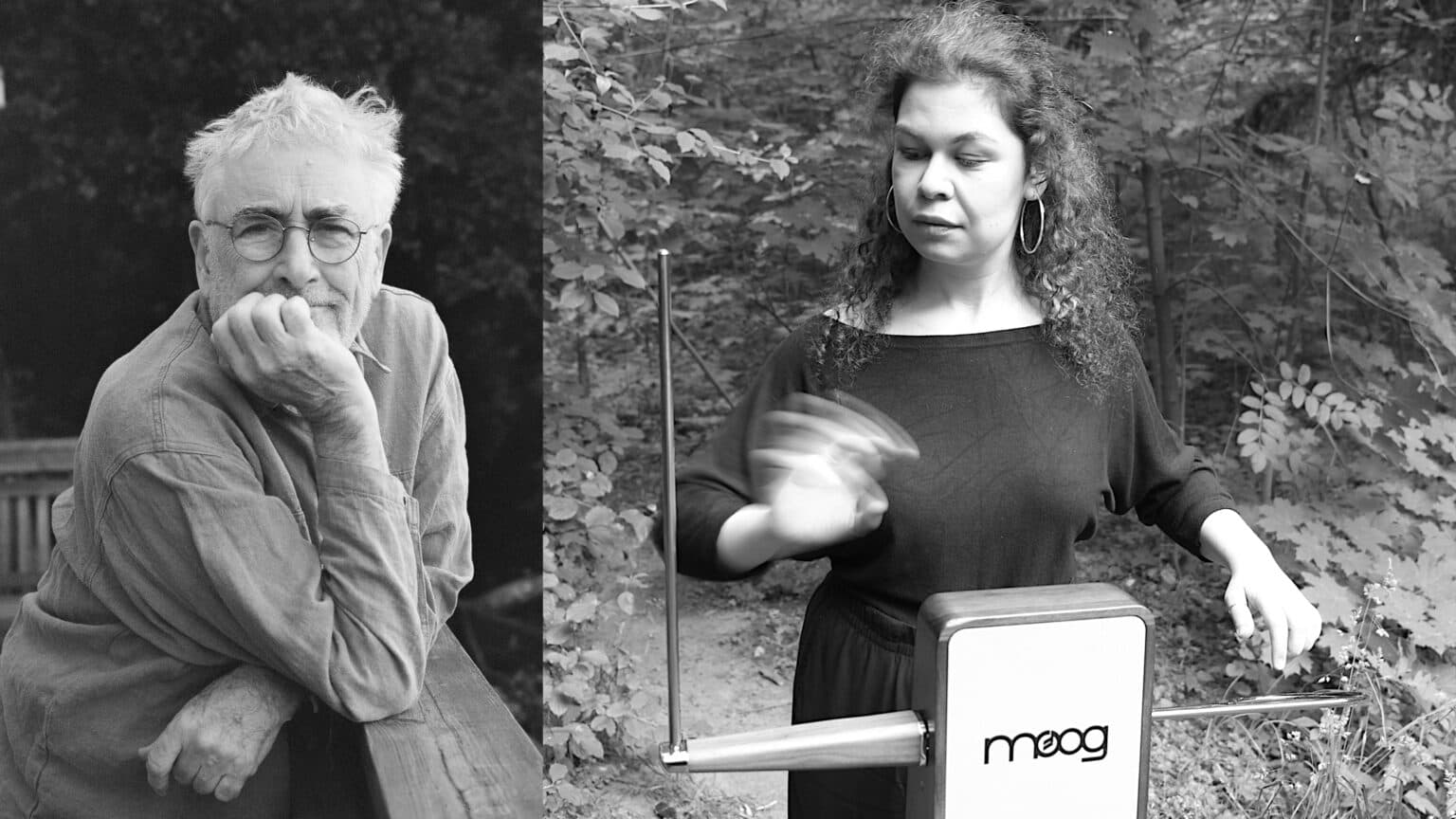 Promotional image for the Fred Frith and Verena Marisa concert at Milla Club.