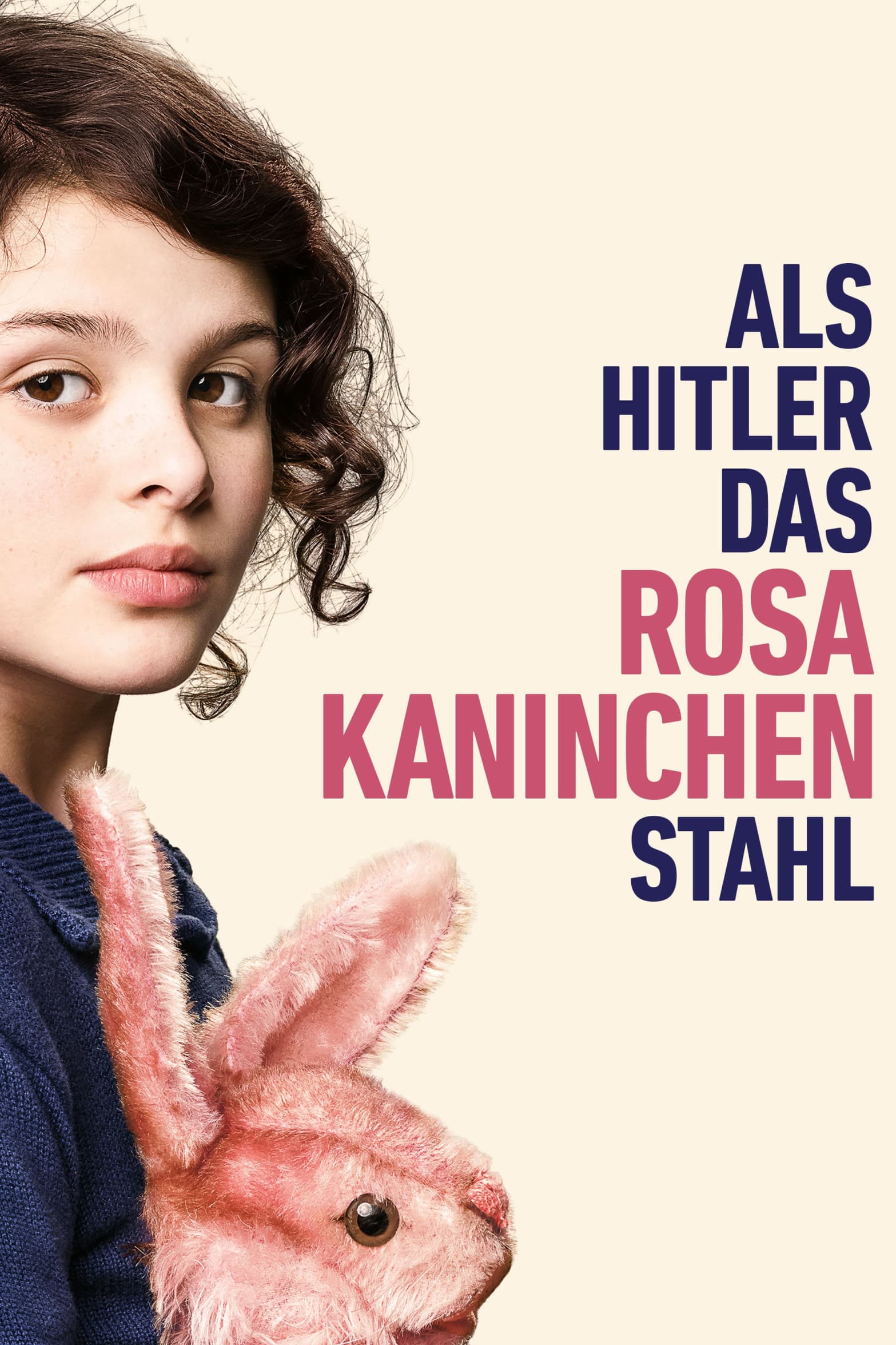 Film poster for Als Hitler das rosa Kaninchen stahl.