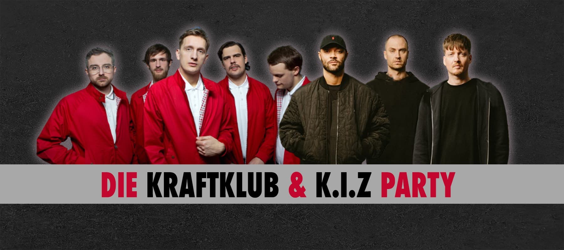 KRAFTKLUB & K.I.Z – PARTY event artwork from Strom.