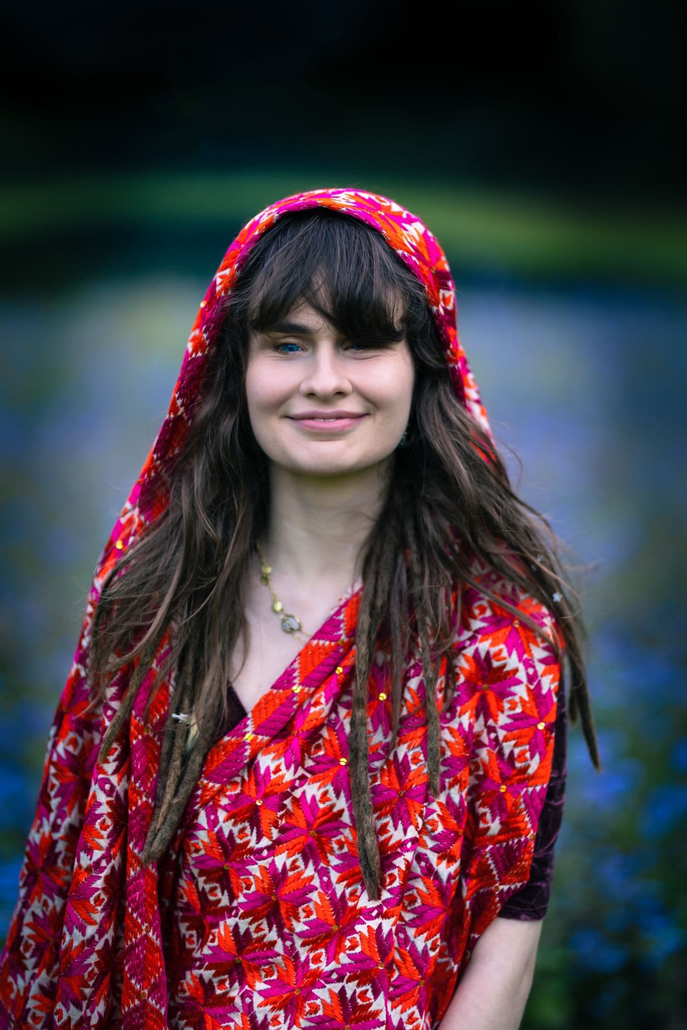 Portrait of singer CassMae used as the concert promo photo.