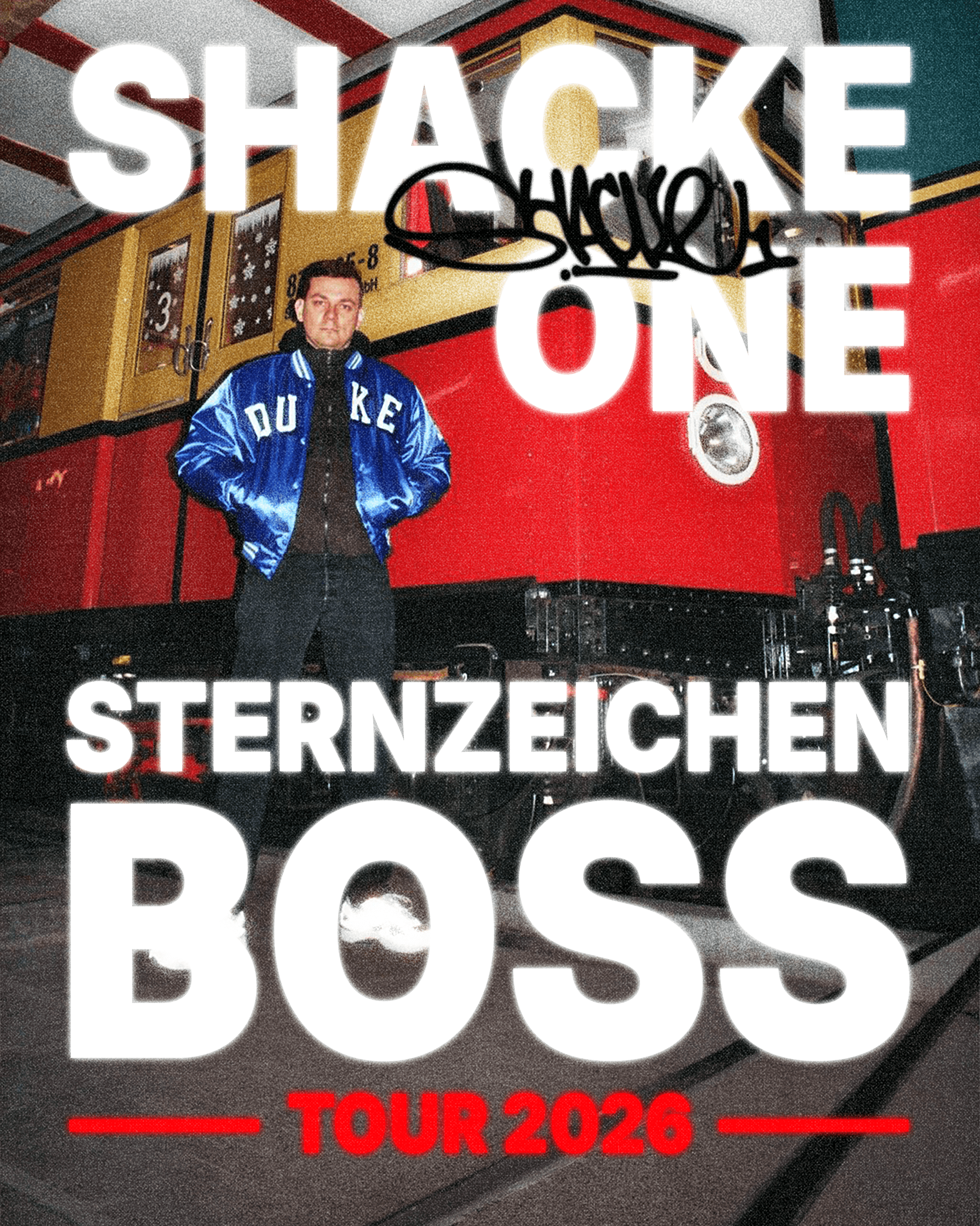 SHACKE ONE event artwork from Strom.