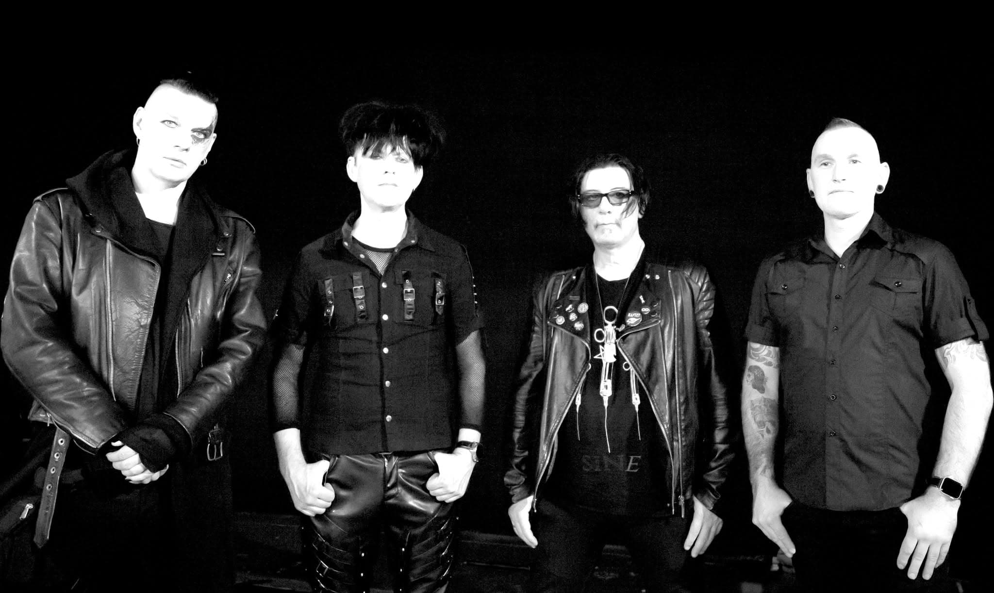 Promotional band photo for the gothic act Clan of Xymox.