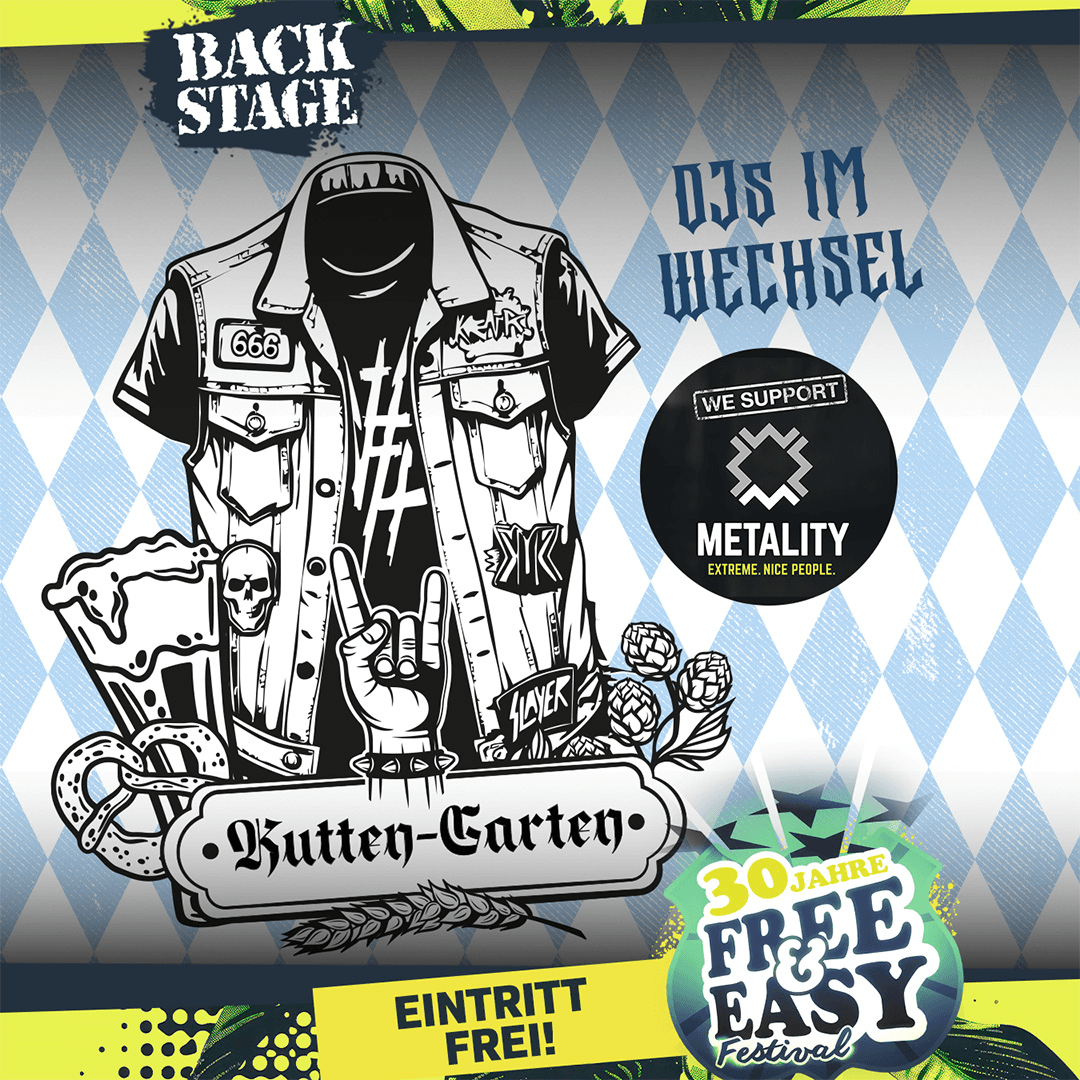 KUTTEN GARTEN mit DJ TBA. | Free&Easy 2026 event poster