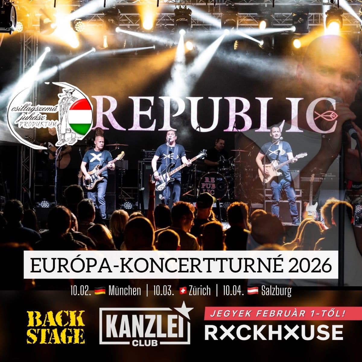 REPUBLIC – Europa Tour 2026 event poster