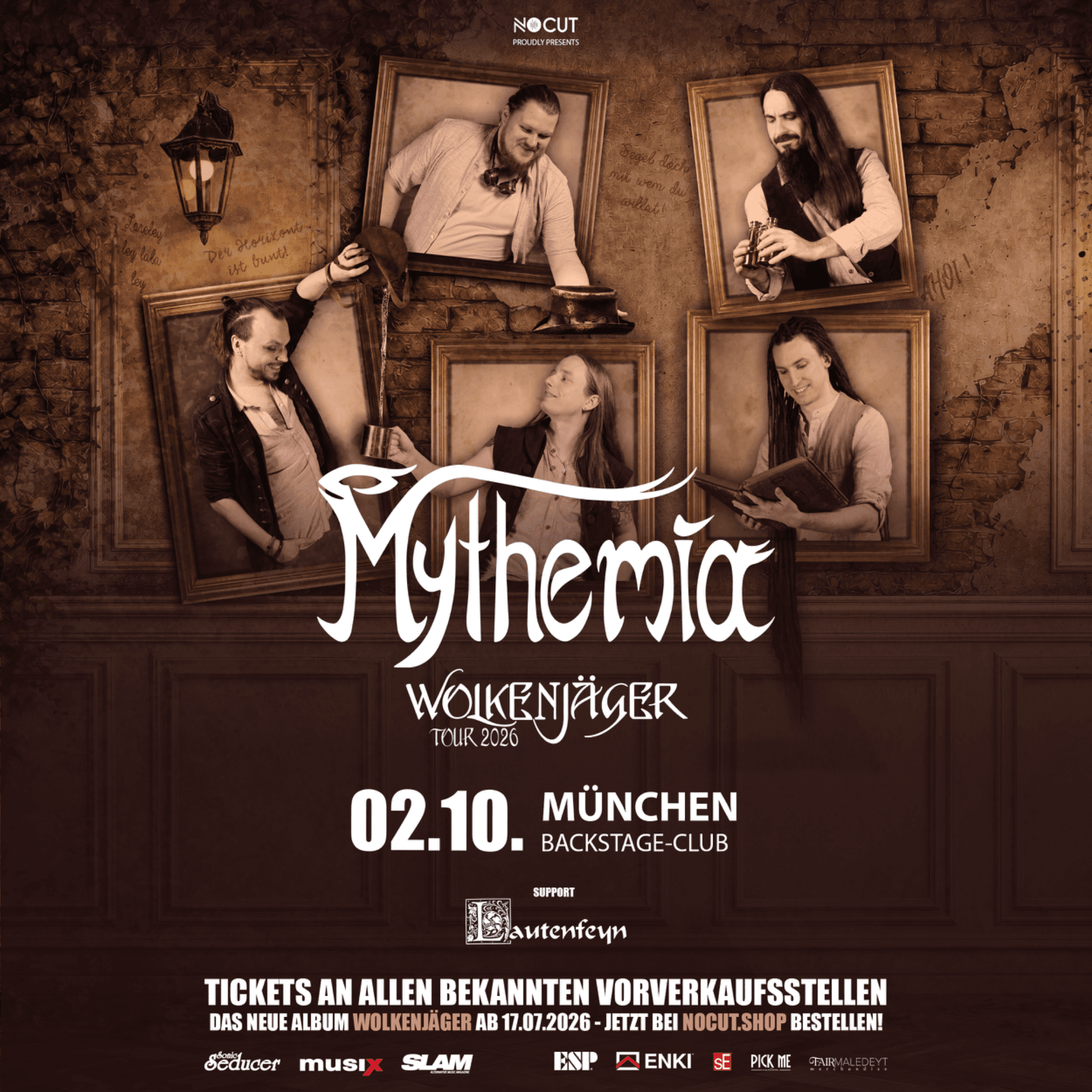 MYTHEMIA - Wolkenjäger Tour 2026 event poster