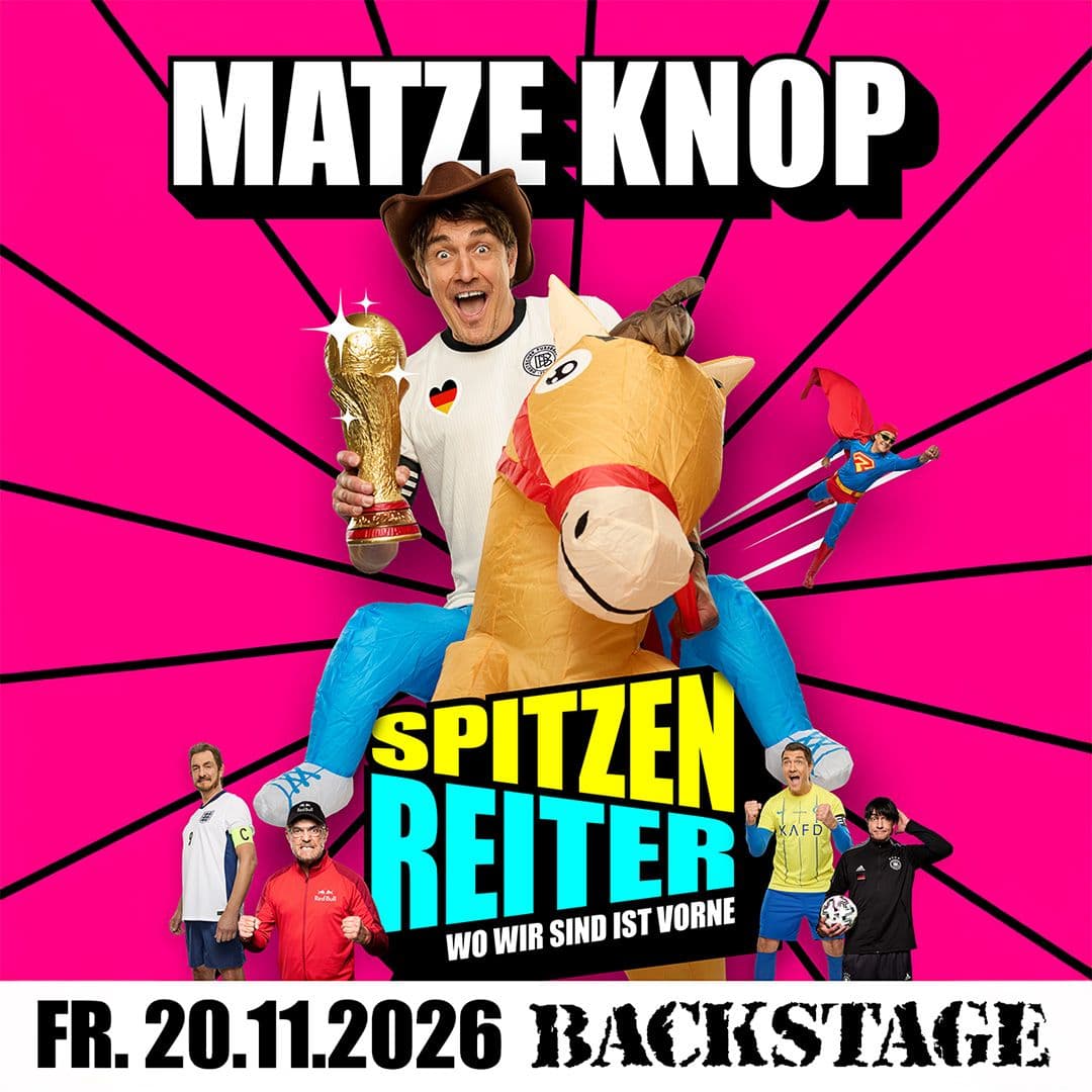 MATZE KNOP - "Spitzenreiter"// Premierentournee 2026 event poster