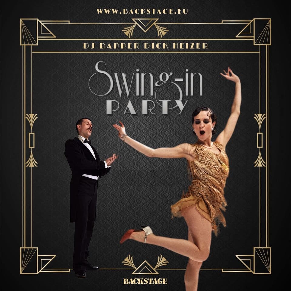 SWING-IN PARTY mit DJ DAPPER DICK HEIZER | 18.09.26 event poster