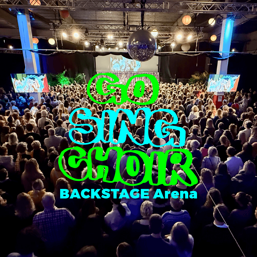 Promotional artwork for GO SING CHOIR.