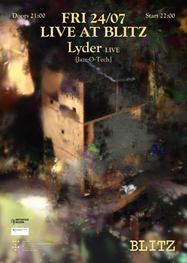 Poster for the Lyder live concert at Blitz.