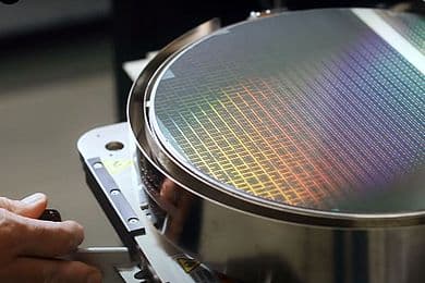 Fertigung von Mikrochips.
