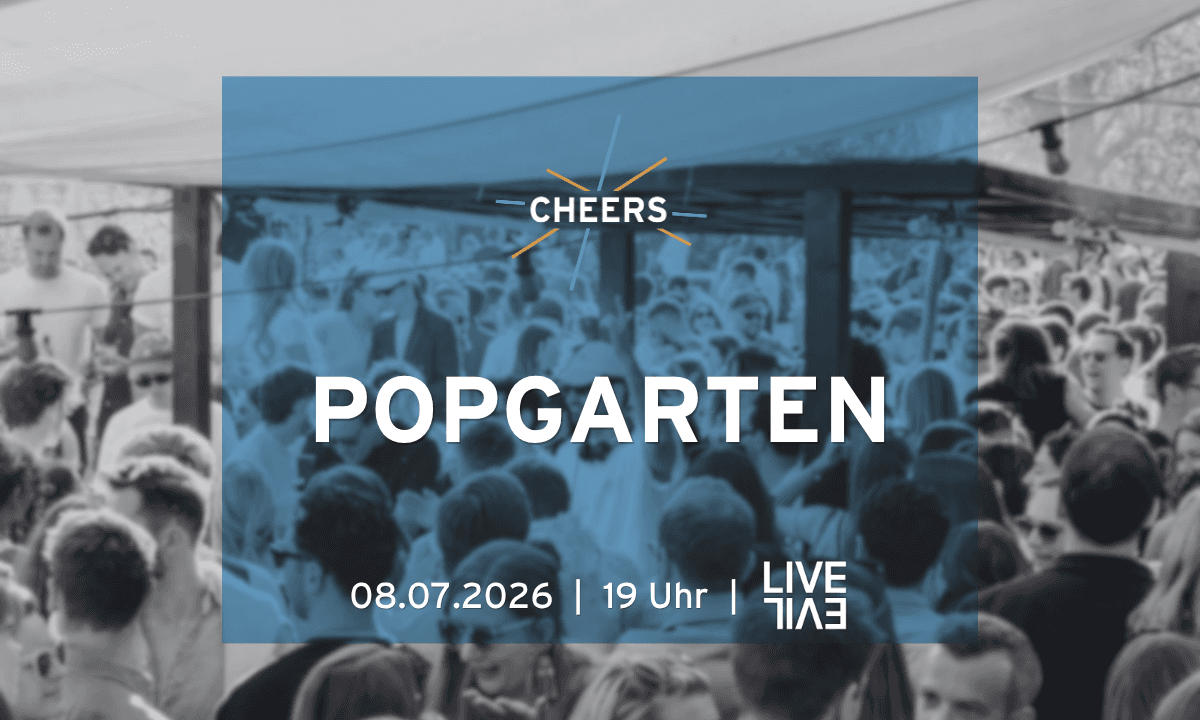 CHEERS Munich music scene meet-up graphic