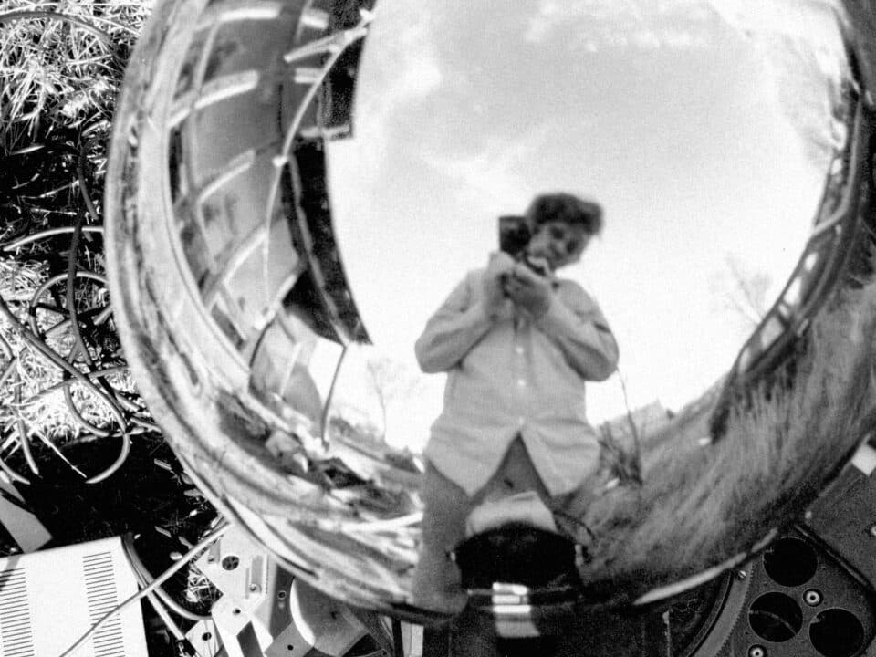 Lead image for the Steina Playback exhibition linked to the sound studio programme