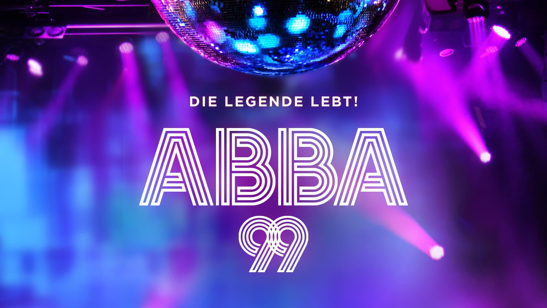 ABBA 99 tribute-show artwork