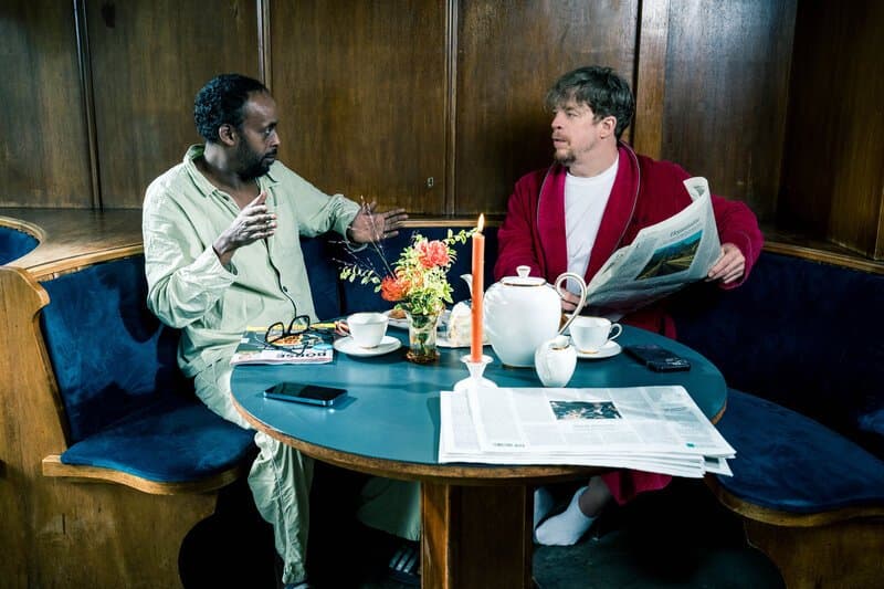 Photo of rappers Afrob and Ferris MC